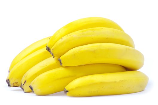 banana fruits isolated on white background