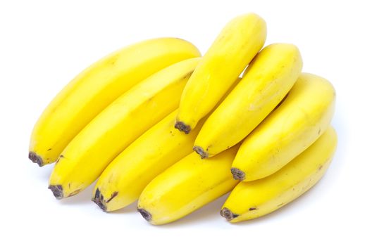 banana fruits isolated on white background