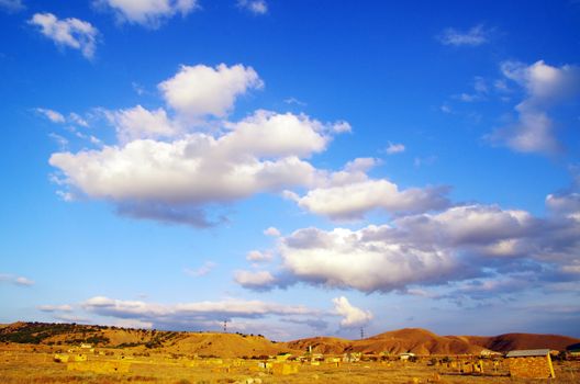  mountain meadow in nice day