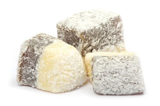 candy on a white background