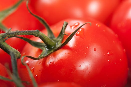 Healthy eating red ripe raw vegetable tomato food