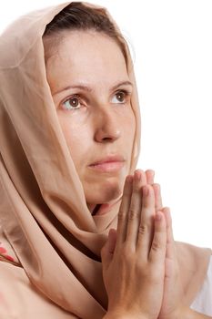 Religion spirituality pray god women person hand