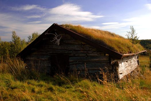 Old Norwegian cabin. Hardangervidda, Norway. 2006