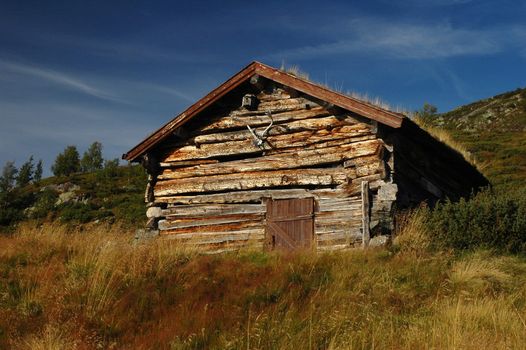 Old Norwegian cabin. Hardangervidda, Norway. 2006