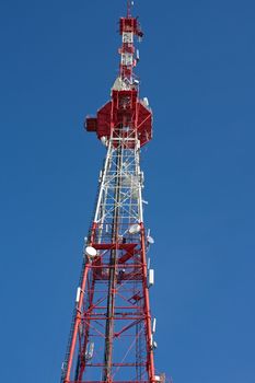 Television aerial communication antenna sky tower