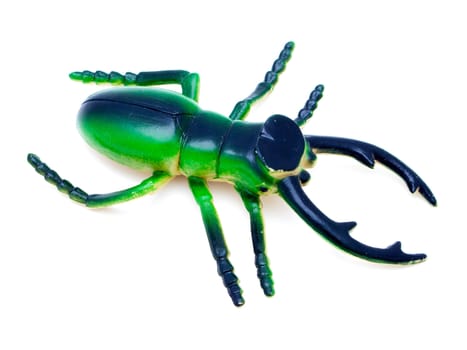 Animal insect beetle or bug toy isolated on white