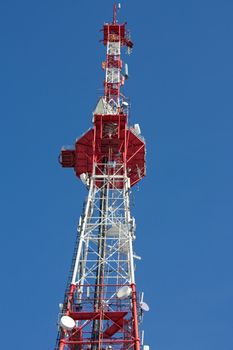 Television aerial communication antenna sky tower