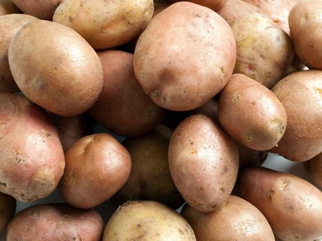 Healthy eating vegetable food - potato background