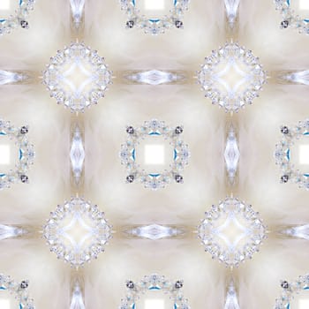 an abstract kaleidoscope background on white background