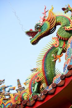 Asian temple dragon