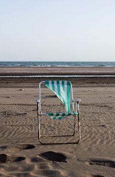 chair in the beach