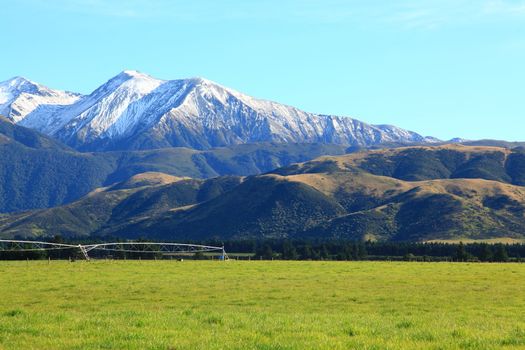 part of southern alps in New Zealand