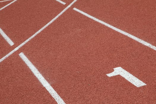 perspective of number one in race track