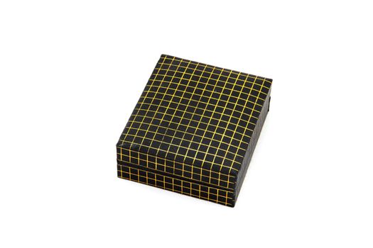 black yellow chirstmas gift box