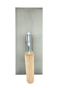 isolated of german style lute trowel, vertical