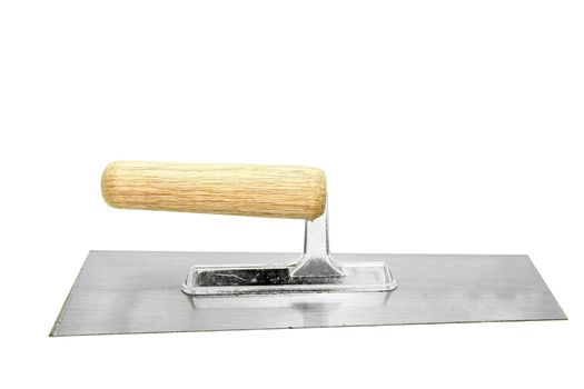 german style lute trowel, isolated