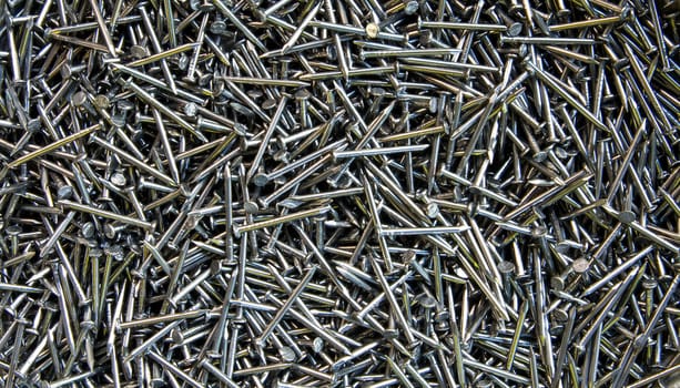 Pattern of Silver Nails