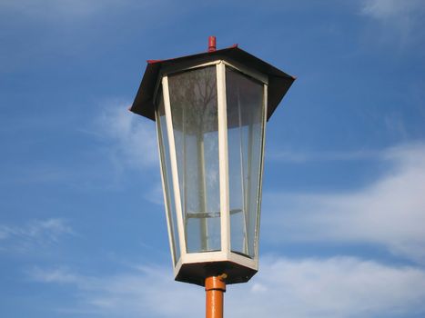 Street light equipment and blue sky