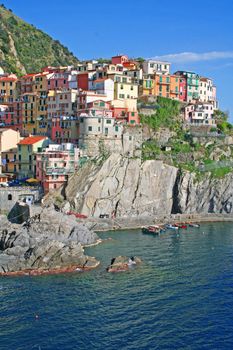 Italy. Cinque Terre region. Manarola village