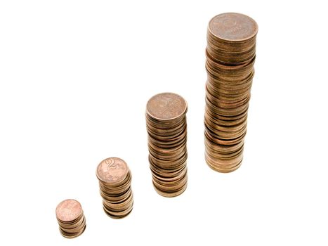 Currency coin backgrounds - finance wealth growth