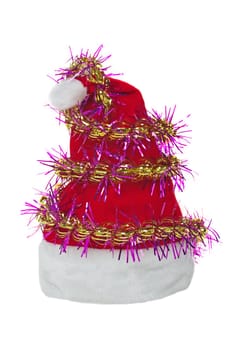 Christmas holiday red Santa Claus hat ornament