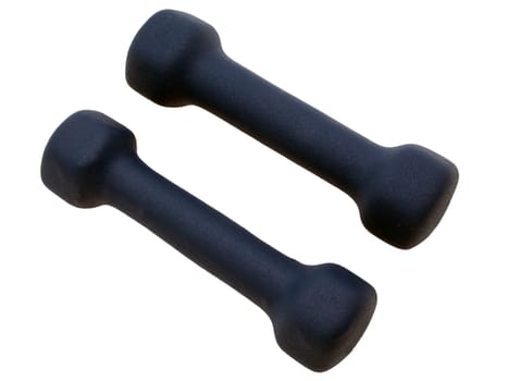 Exercising dumbbell weights for healthy lifestyle