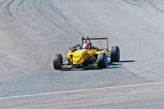 JEREZ DE LA FRONTERA, SPAIN - OCT 16: Matteo Torta of Corbetta Competizioni  races on European F3 championship on October 16 , 2011, in Jerez de la Frontera , Spain