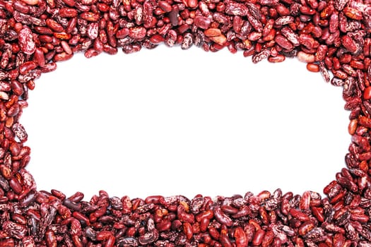 Healthy eating red raw legume bean food background