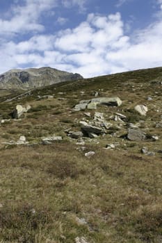 the famous alp mountains mountaineer range high