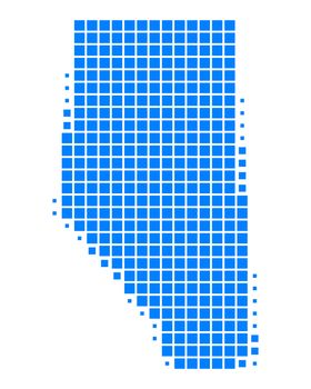 Map of Alberta