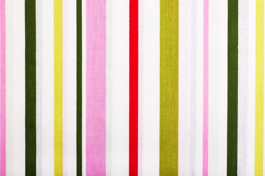 Bright colorful fabric background with vertical stripes