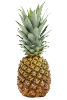 Healthy eating pineapple fruit food white isolated