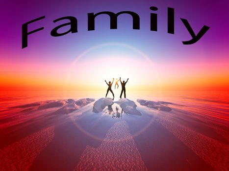 Image representing the together of a family.