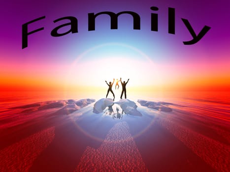 Image representing the together of a family.