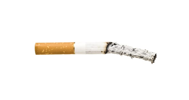 Cigarette isolated on white background