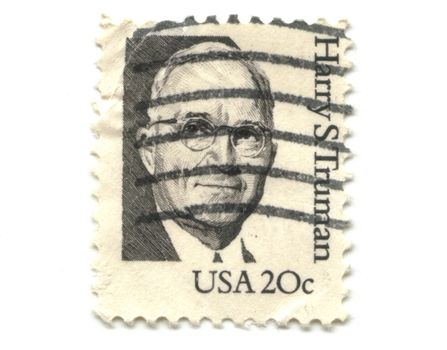 old postage stamp from USA 20 cent - Harry Truman