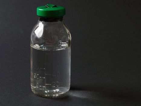 Medicine vial for healthcare science research test