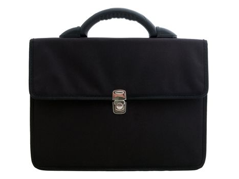 Business luggage briefcase or suitcase isolated