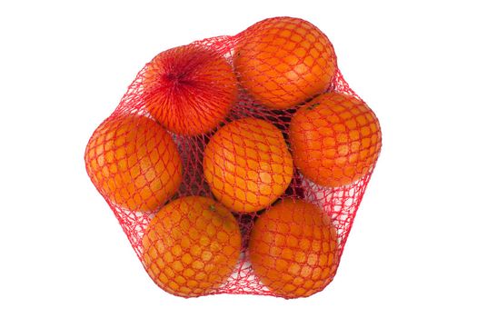 Healthy eating orange fruit food full shopping bag