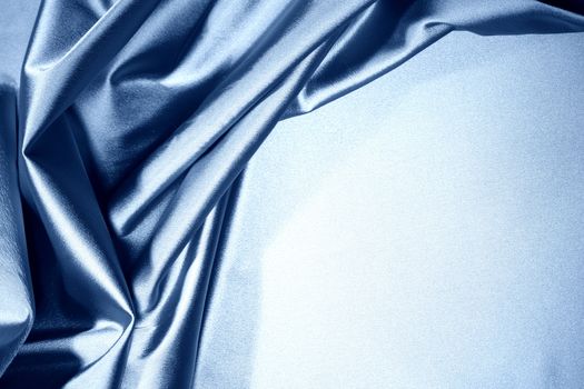 blue satin background closse up
