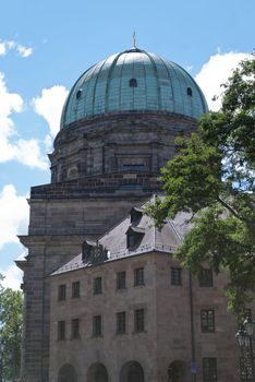 St. Elizabeth's Church in the center of Nuremberg, Germany