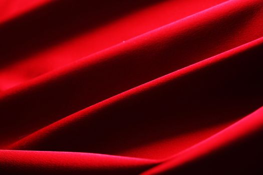 red satin background close up