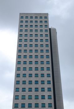 Skyscraper in the city of Singapore.