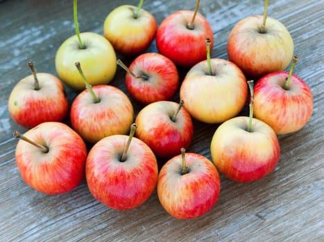 Healthy eating apple fruit food isolated on wood