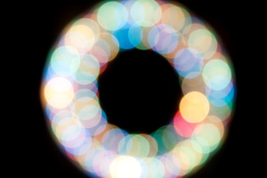 Defocused light color abstract pattern background