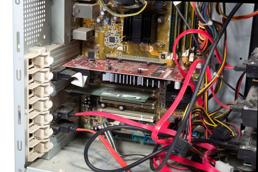 Inside PC , an opened computer