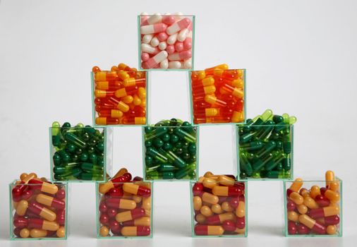 A lot of medical pills