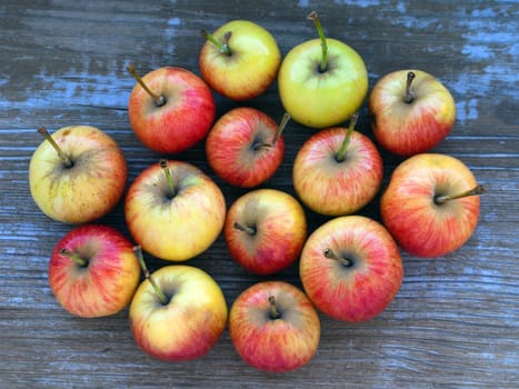 Healthy eating apple fruit food isolated on wood