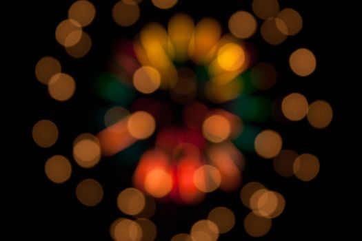 Defocused light color abstract pattern background