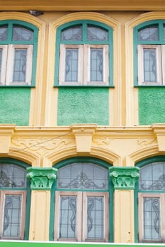 Ancient buildings in Penang still beautiful.